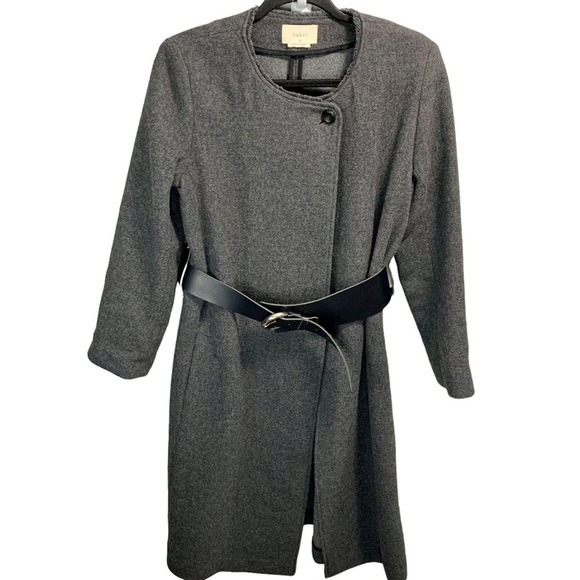 BA&SH Zachary Belted Wool Coat - Picture 4 of 10